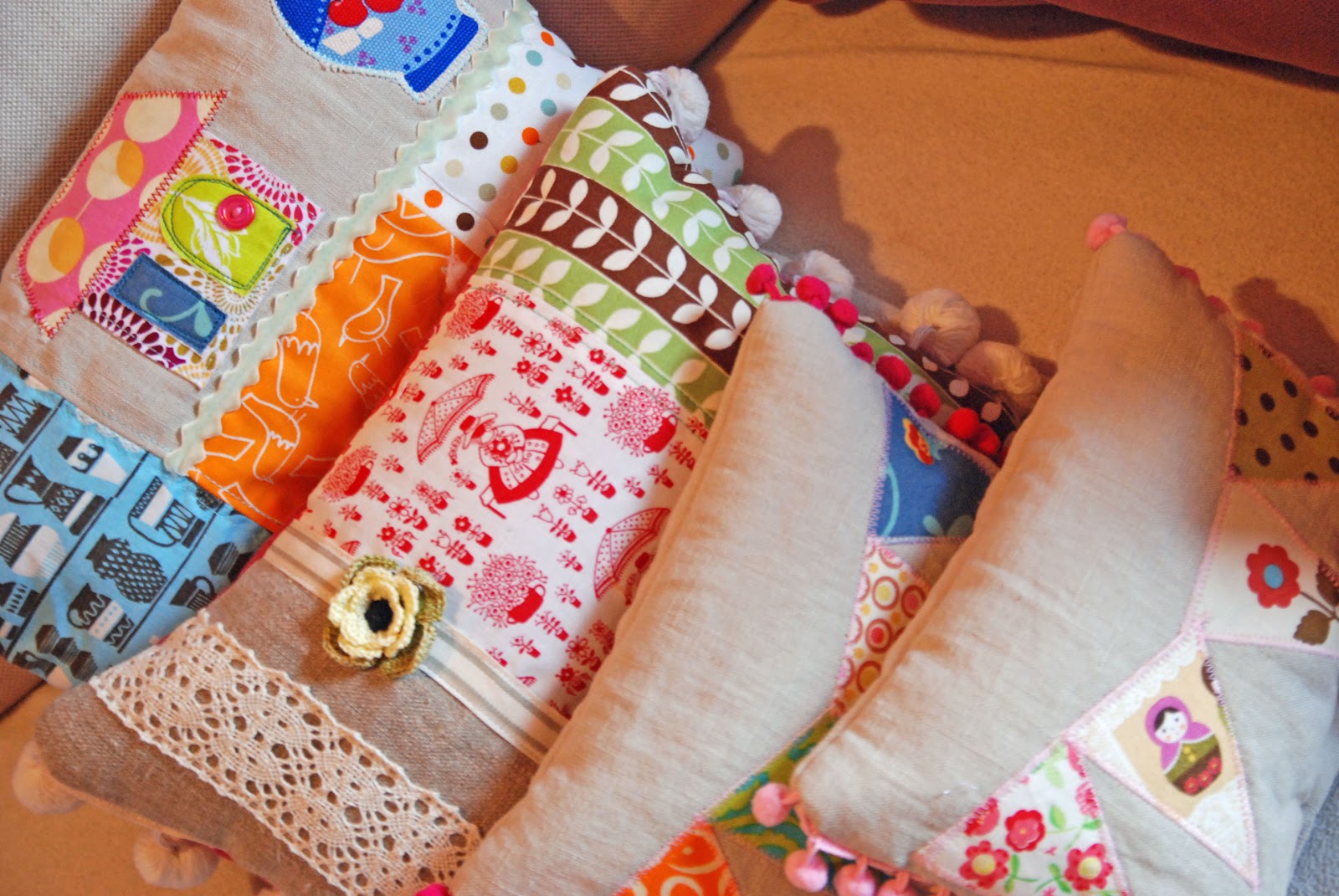 Grace Rigby Textiles Scented Cushions nearly finished!!!