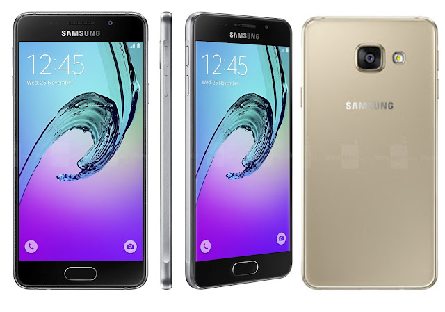 Samsung Galaxy A3 Spesifications - LAUNCH Announced 2015, December DISPLAY Type Super AMOLED capacitive touchscreen, 16M colors Size 4.7 inches (~69.4% screen-to-body ratio) Resolution 720 x 1280 pixels (~312 ppi pixel density) Multitouch Yes Protection Corning Gorilla Glass 4 BODY Dimensions 134.5 x 65.2 x 7.3 mm (5.30 x 2.57 x 0.29 in) Build Corning Gorilla Glass 4 back panel Weight 132 g (4.66 oz) SIM Optional Dual SIM (Nano-SIM, dual stand-by) PLATFORM OS Android OS, v5.1.1 (Lollipop) CPU Quad-core 1.5 GHz Cortex-A53 Chipset Qualcomm MSM8916 Snapdragon 410 Exynos 7578 GPU Adreno 306 Mali-T720MP2 MEMORY Card slot slot microSD, up to 128 GB (uses SIM 2 slot) Internal 16 GB, 1.5 GB RAM CAMERA Primary 13 MP, f/1.9, autofocus, LED flash Secondary 5 MP, f/1.9 Features Geo-tagging, touch focus, face detection, panorama Video 1080p@30fps NETWORK Technology GSM / HSPA / LTE 2G bands GSM 850 / 900 / 1800 / 1900 - SIM 1 & SIM 2 (optional) 3G bands HSDPA 850 / 900 / 1900 / 2100 - A310F, A310Y HSDPA 850 / 900 / 1700(AWS) / 1900 / 2100 - A310M 4G bands LTE band 1(2100), 3(1800), 5(850), 7(2600), 8(900), 20(800), 40(2300) - A310F LTE band 1(2100), 2(1900), 3(1800), 4(1700/2100), 5(850), 7(2600), 17(700), 28(700) - A310M (LTE Cat6) LTE band 1(2100), 3(1800), 5(850), 7(2600), 8(900), 28(700), 38(2600) - A310Y Speed HSPA 42.2/5.76 Mbps, LTE Cat4 150/50 Mbps or LTE Cat6 300/50 Mbps GPRS Yes EDGE Yes COMMS WLAN Wi-Fi 802.11 b/g/n, Wi-Fi Direct, hotspot NFC Yes (LTE model only) GPS Yes, with A-GPS, GLONASS/ BDS (market dependant) USB microUSB v2.0 Radio FM radio Bluetooth v4.1, A2DP, EDR, LE FEATURES Sensors Accelerometer, proximity, compass Messaging SMS(threaded view), MMS, Email, Push Mail, IM Browser HTML5 Java No SOUND Alert types Vibration; MP3, WAV ringtones Loudspeaker Yes 3.5mm jack Yes BATTERY Non-removable Li-Ion 2300 mAh battery Talk time Up to 14 h (3G) Music play Up to 58 h MISC Colors Black, White, Gold, Pink SAR EU 0.49 W/kg (head) 0.62 W/kg (body) - ANT+ support - Active noise cancellation with dedicated mic - MP4/WMV/H.264 player - MP3/WAV/WMA/eAAC+/FLAC player - Photo/video editor - Document viewer Samsung Galaxy A3 Spesifications - LAUNCH Announced 2015, December DISPLAY Type Super AMOLED capacitive touchscreen, 16M colors Size 4.7 inches (~69.4% screen-to-body ratio) Resolution 720 x 1280 pixels (~312 ppi pixel density) Multitouch Yes Protection Corning Gorilla Glass 4 BODY Dimensions 134.5 x 65.2 x 7.3 mm (5.30 x 2.57 x 0.29 in) Build Corning Gorilla Glass 4 back panel Weight 132 g (4.66 oz) SIM Optional Dual SIM (Nano-SIM, dual stand-by) PLATFORM OS Android OS, v5.1.1 (Lollipop) CPU Quad-core 1.5 GHz Cortex-A53 Chipset Qualcomm MSM8916 Snapdragon 410 Exynos 7578 GPU Adreno 306 Mali-T720MP2 MEMORY Card slot slot microSD, up to 128 GB (uses SIM 2 slot) Internal 16 GB, 1.5 GB RAM CAMERA Primary 13 MP, f/1.9, autofocus, LED flash Secondary 5 MP, f/1.9 Features Geo-tagging, touch focus, face detection, panorama Video 1080p@30fps NETWORK Technology GSM / HSPA / LTE 2G bands GSM 850 / 900 / 1800 / 1900 - SIM 1 & SIM 2 (optional) 3G bands HSDPA 850 / 900 / 1900 / 2100 - A310F, A310Y HSDPA 850 / 900 / 1700(AWS) / 1900 / 2100 - A310M 4G bands LTE band 1(2100), 3(1800), 5(850), 7(2600), 8(900), 20(800), 40(2300) - A310F LTE band 1(2100), 2(1900), 3(1800), 4(1700/2100), 5(850), 7(2600), 17(700), 28(700) - A310M (LTE Cat6) LTE band 1(2100), 3(1800), 5(850), 7(2600), 8(900), 28(700), 38(2600) - A310Y Speed HSPA 42.2/5.76 Mbps, LTE Cat4 150/50 Mbps or LTE Cat6 300/50 Mbps GPRS Yes EDGE Yes COMMS WLAN Wi-Fi 802.11 b/g/n, Wi-Fi Direct, hotspot NFC Yes (LTE model only) GPS Yes, with A-GPS, GLONASS/ BDS (market dependant) USB microUSB v2.0 Radio FM radio Bluetooth v4.1, A2DP, EDR, LE FEATURES Sensors Accelerometer, proximity, compass Messaging SMS(threaded view), MMS, Email, Push Mail, IM Browser HTML5 Java No SOUND Alert types Vibration; MP3, WAV ringtones Loudspeaker Yes 3.5mm jack Yes BATTERY Non-removable Li-Ion 2300 mAh battery Talk time Up to 14 h (3G) Music play Up to 58 h MISC Colors Black, White, Gold, Pink SAR EU 0.49 W/kg (head) 0.62 W/kg (body) - ANT+ support - Active noise cancellation with dedicated mic - MP4/WMV/H.264 player - MP3/WAV/WMA/eAAC+/FLAC player - Photo/video editor - Document viewer