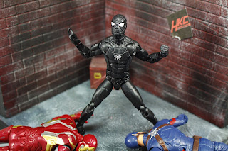 Custom Symbiote Spiderman (black suit) Homecoming movie concept series