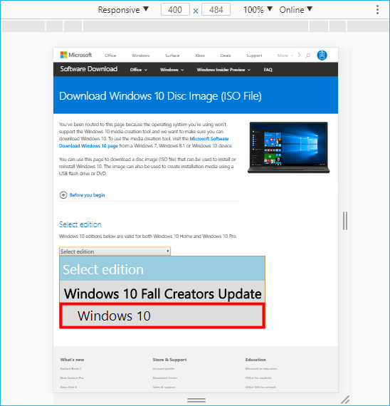 Cara Download File ISO Windows dari Server Microsoft Cara Download File ISO Windows dari Server Microsoft