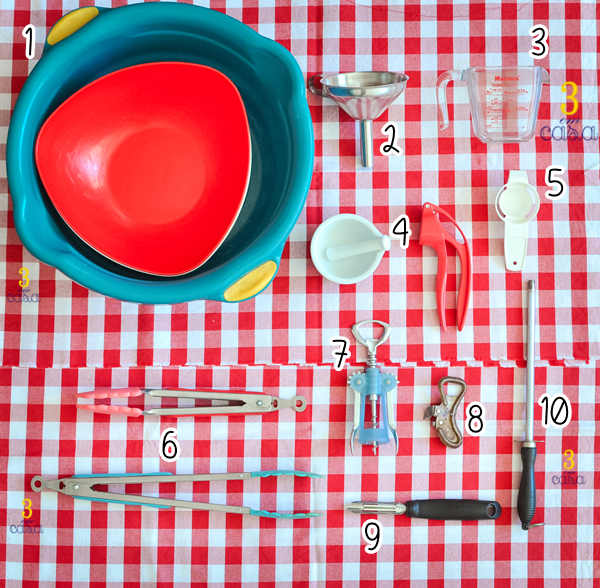 utensilios de cozinha que devemos ter em casa