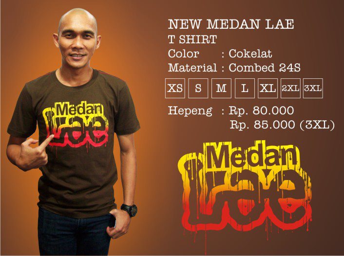 Kaos Medan Lee kaos medan kaos kreatif oleholeh anak Medan