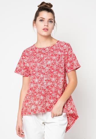 Model Baju Batik Atasan Untuk Wanita Gemuk