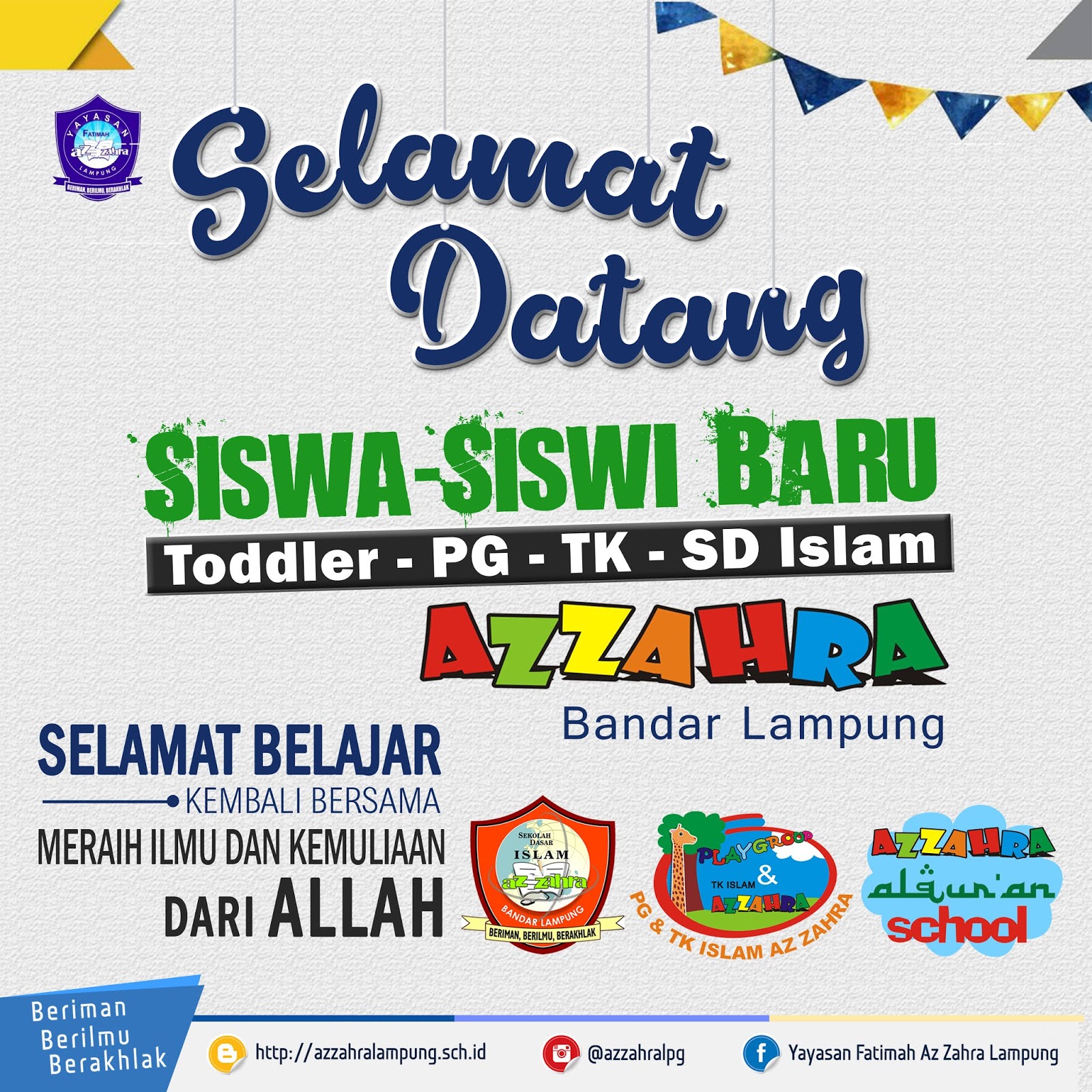 Contoh Spanduk Tpq Keren Terbaru desain banner kekinian