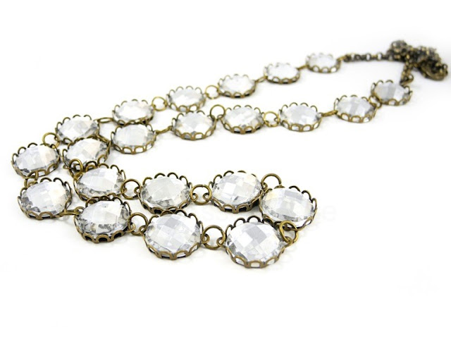 J.Crew Inspired Crystal Necklace