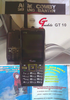HANDPHONE DUAL SIM GSM BISA BUAT WALKIE TALKIE UHF GMOBILE GT10  HARGA  Rp. 950.000,-