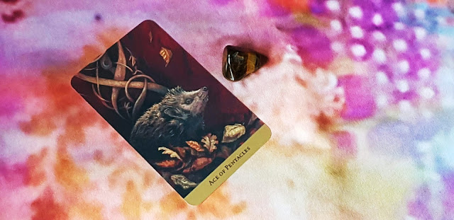 Tarot of The Hidden Realms - Ace of Pentacles Tarot of The Hidden Realms - Ace of Pentacles