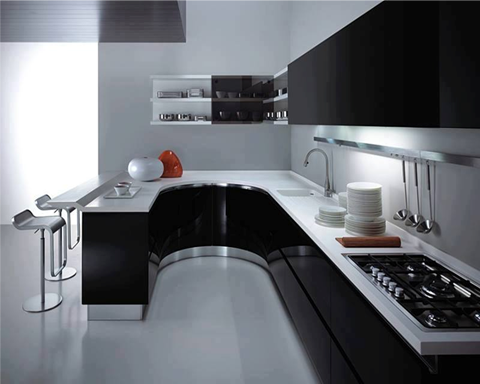 Everyone is dreaming for a comfortable and big kitchen especially for ladies who love to cook. For sure one of these 55 model kitchen design is your dream, explore the galleries below to see more images.