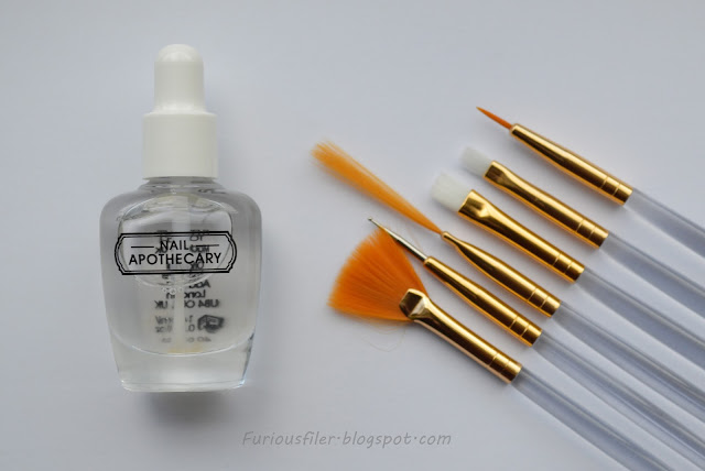 nailbox elegant touch base coat nail art brushes