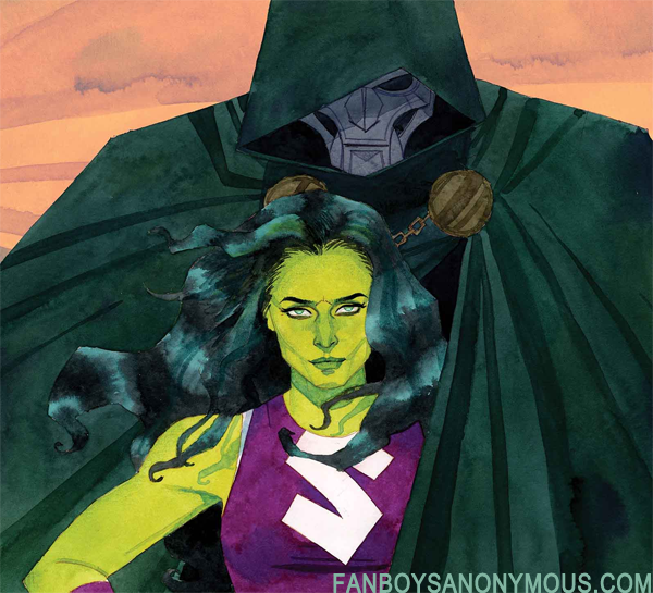 She-Hulk Cover Doctor Doom Marvel Comic