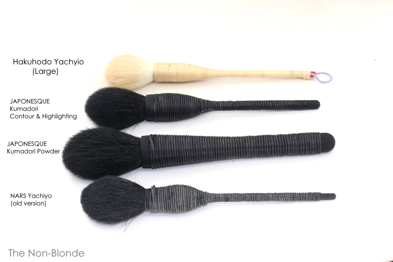 Japonesque Kumadori Makeup Brushes The NonBlonde