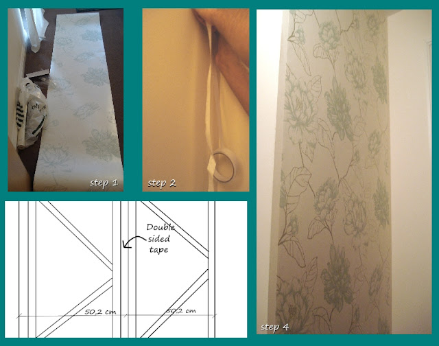 Magnolia DIY Temporarily hang wallpaper