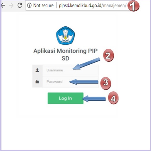 Aplikasi monitoring pip smp