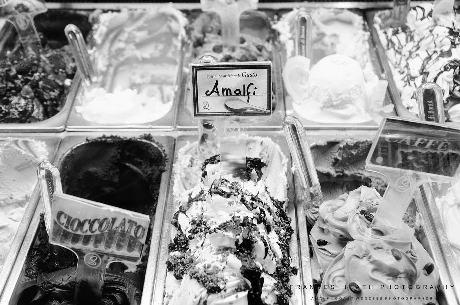 Gelato ice cream in Amalfi