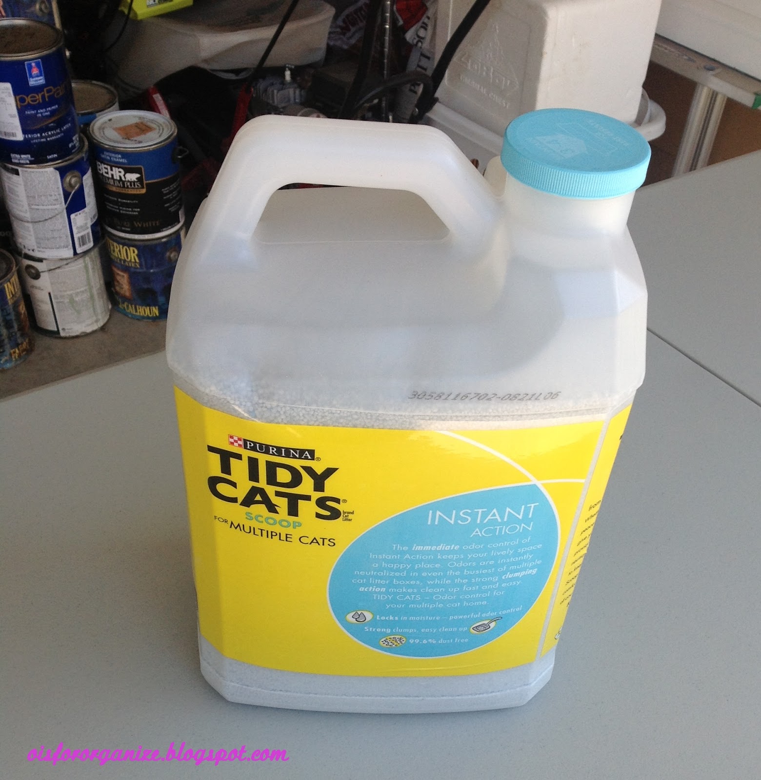 O is for Organize. Paint Storage Part One