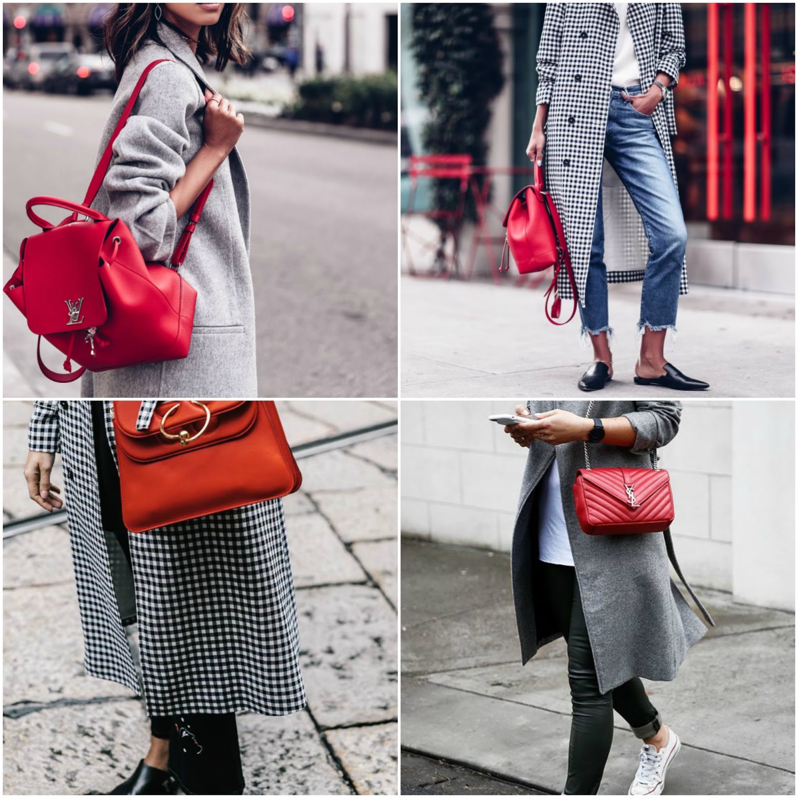 How To Style Red Bags The European Closet
