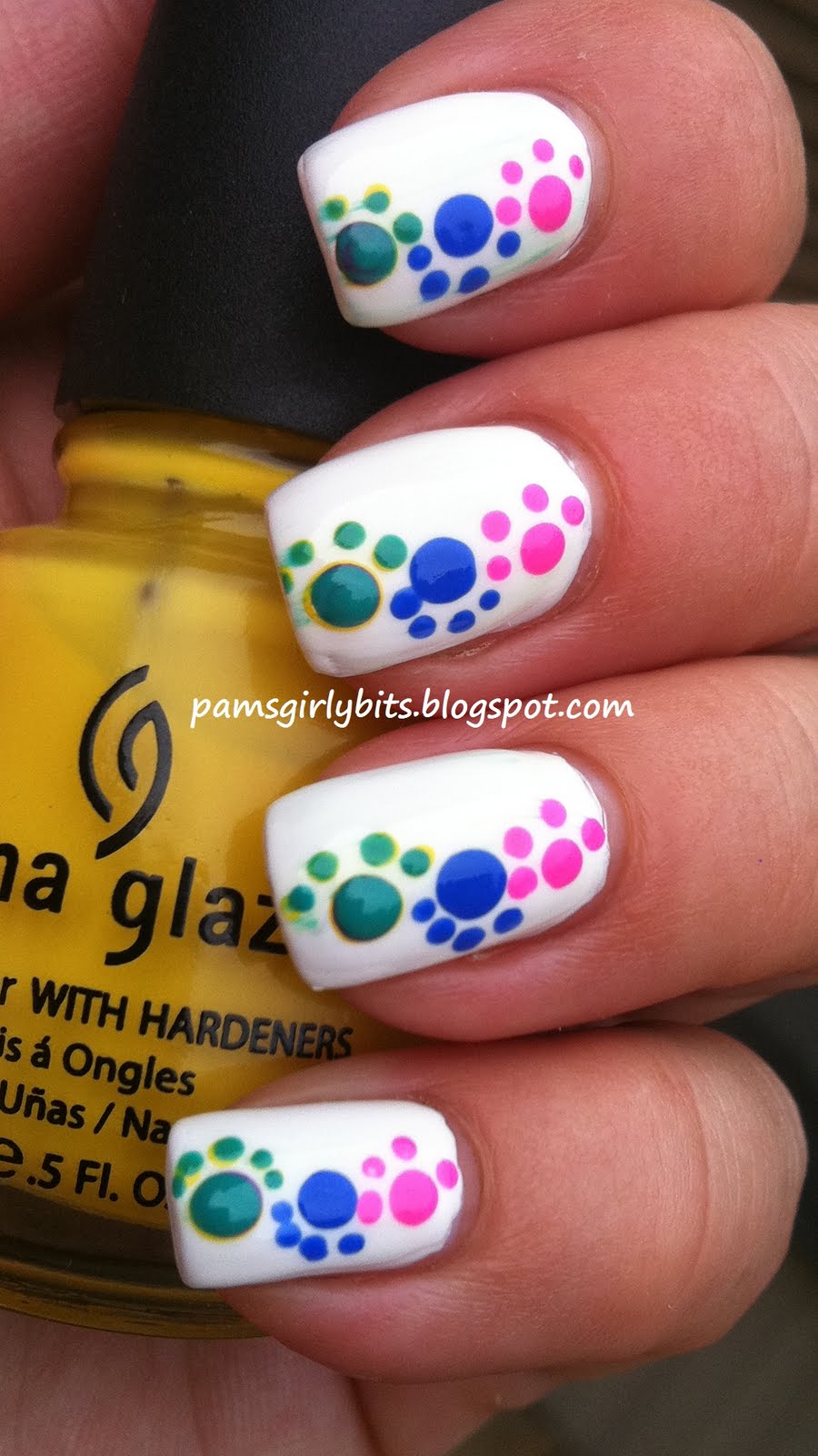 Girly Bits: Fun with Dots nail art
