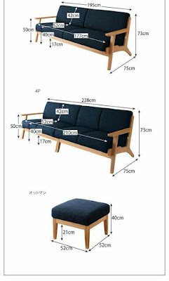 Tamaños y planos de sofás y sillones