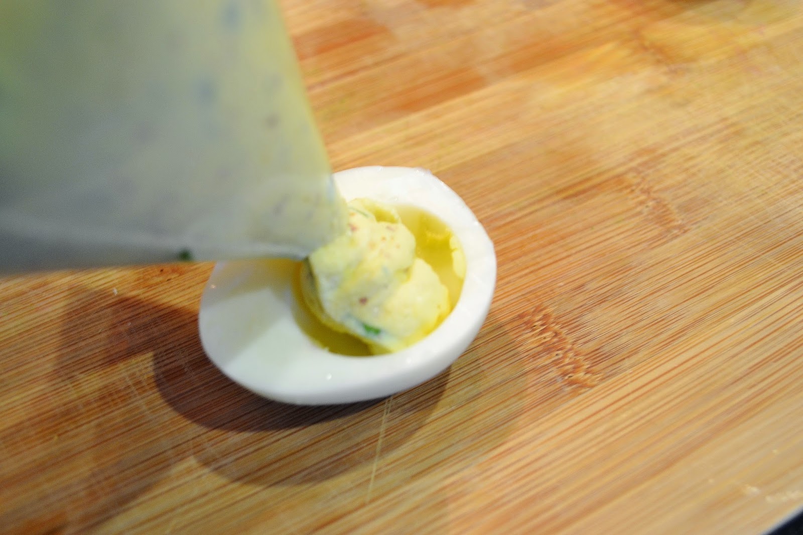 ...with a lil' twist: Greek Yogurt Deviled Eggs