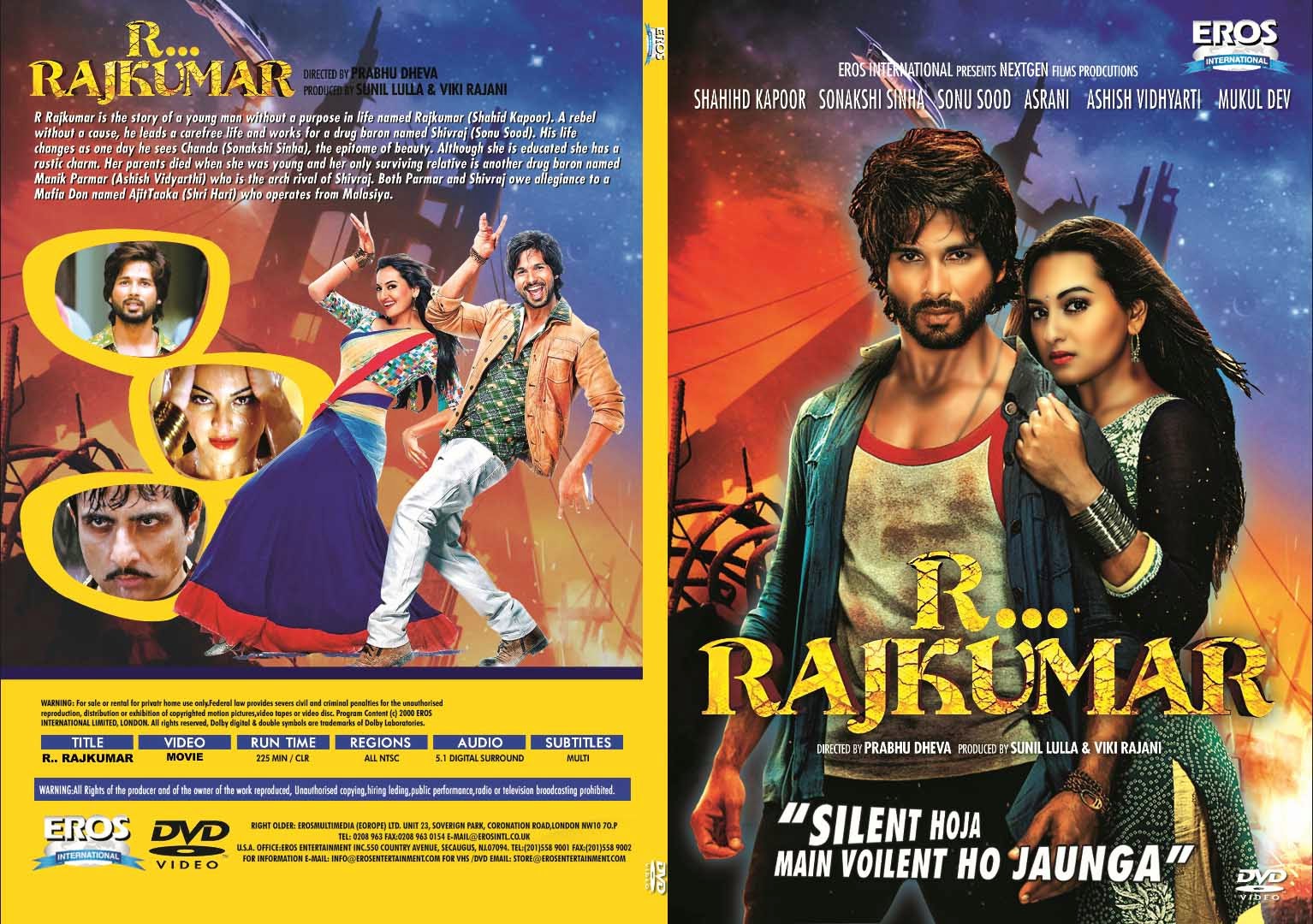 Indian DvD Coverz R... Rajkumar (2013) DVD COVER VER 2