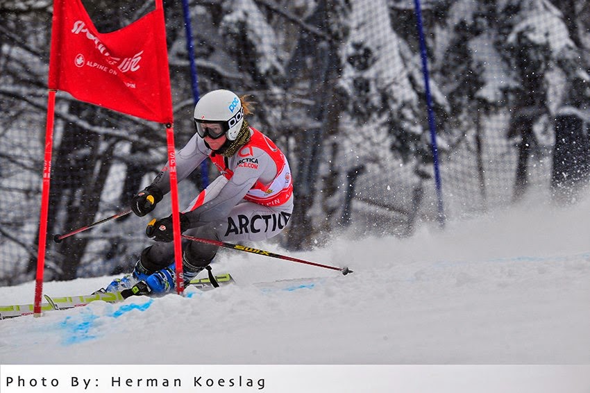 Skier in Arctica speed suit by Herman Koeslag