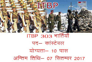ITBP Constable Tradesman ITBP Constable Tradesman