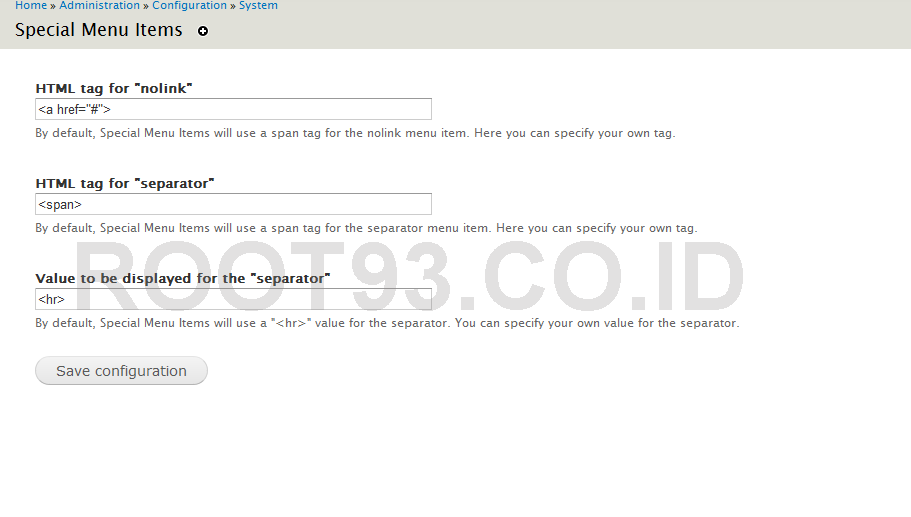 Membuat Submenu Pada Template Bootstrap Drupal Dengan Special Menu Item