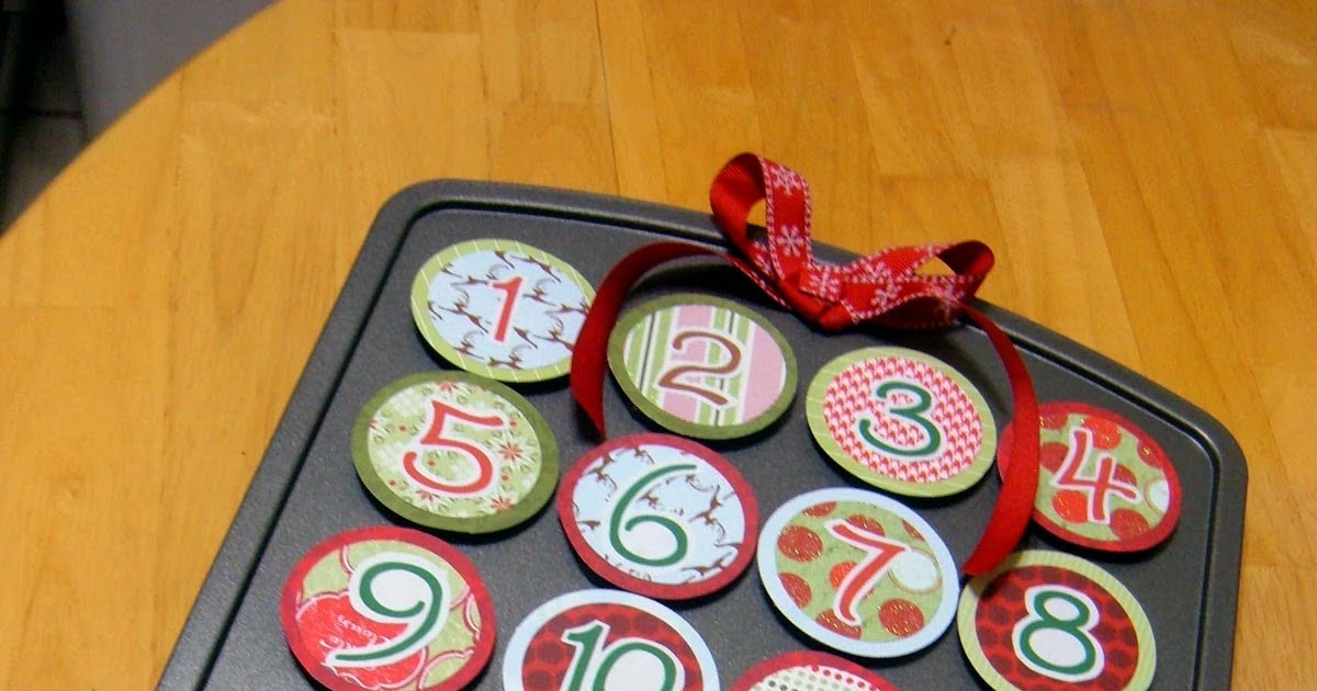 polka dot love letters advent calendar DIY