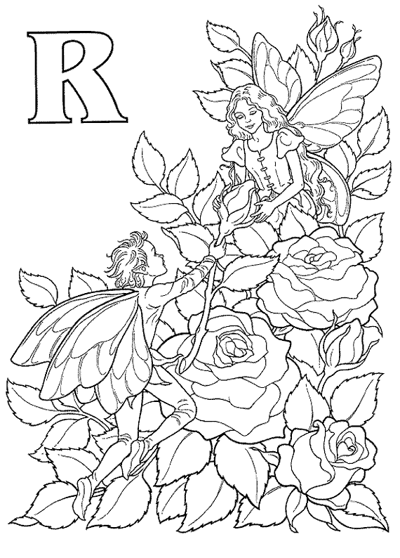 Coloring Pages for Kids: Rose Coloring Pages for Kids