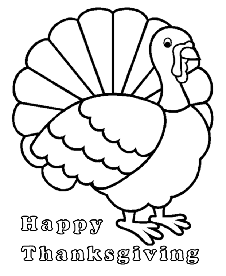 thanksgiving children coloring pages - photo #34