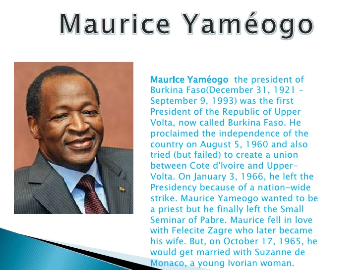 Tito Y BURKINA FASO MAURICE YAMÉOGO