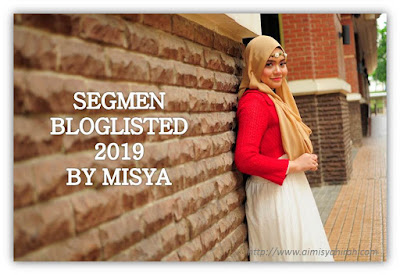 Segmen Bloglisted 2019 by Misya, Blogger, Blog, 