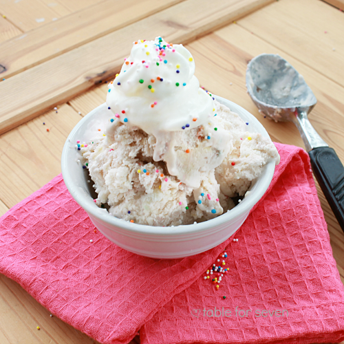 Sugar Cookie Dough Ice Cream • Table for Seven