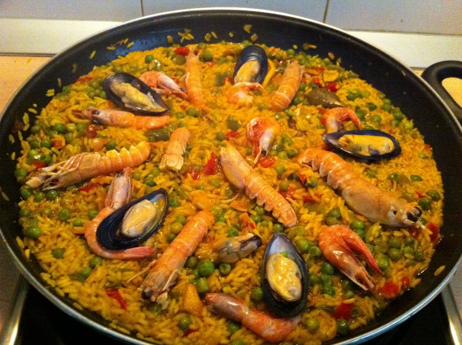 Como hacer paella de marisco