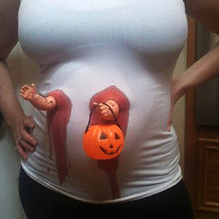 хелоуин костюм бременна корем