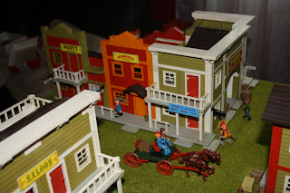 Exin West General Store Toy Building Set with box - Vintage
