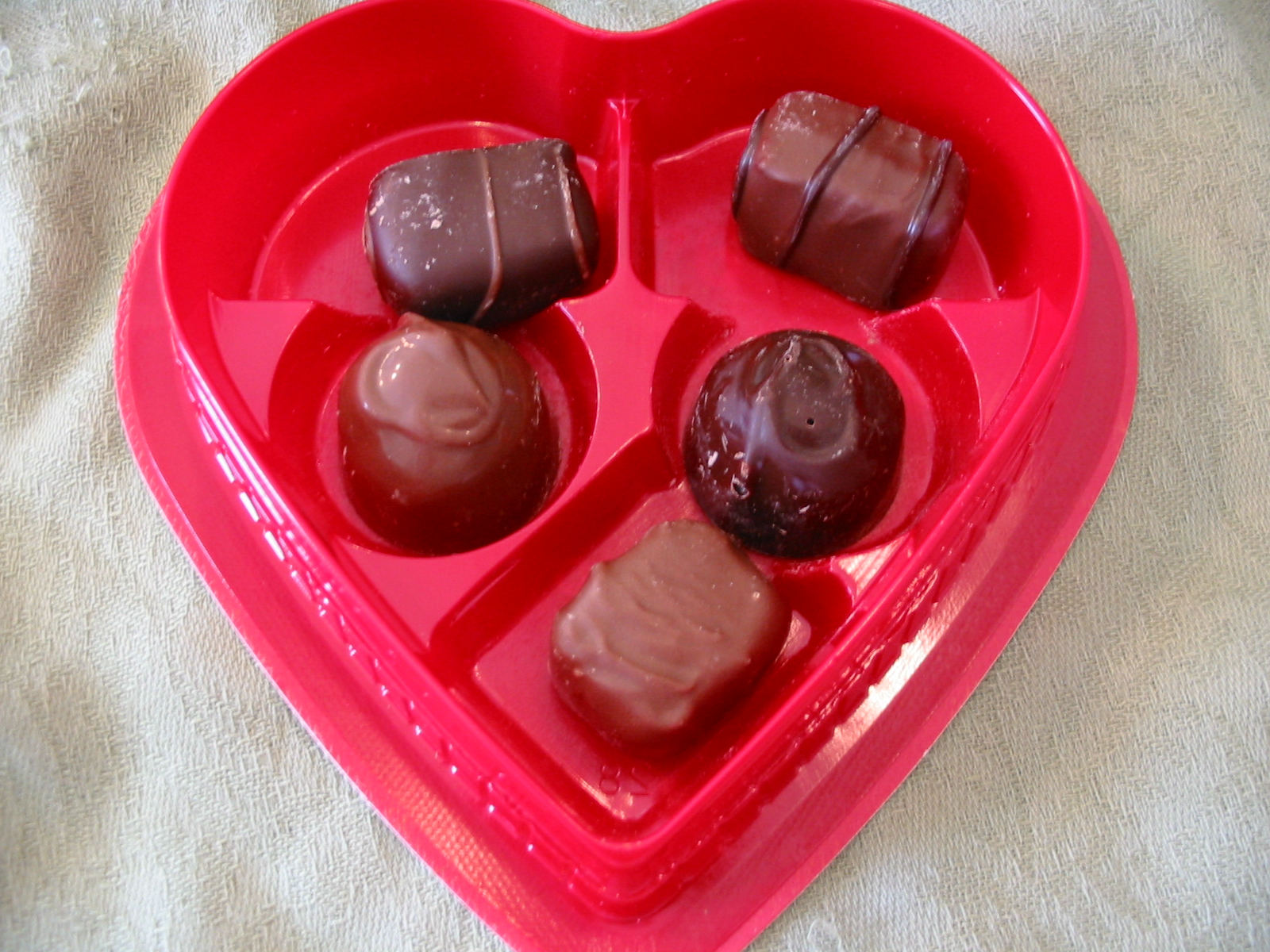 Small Heart Box Chocolates from Elmer