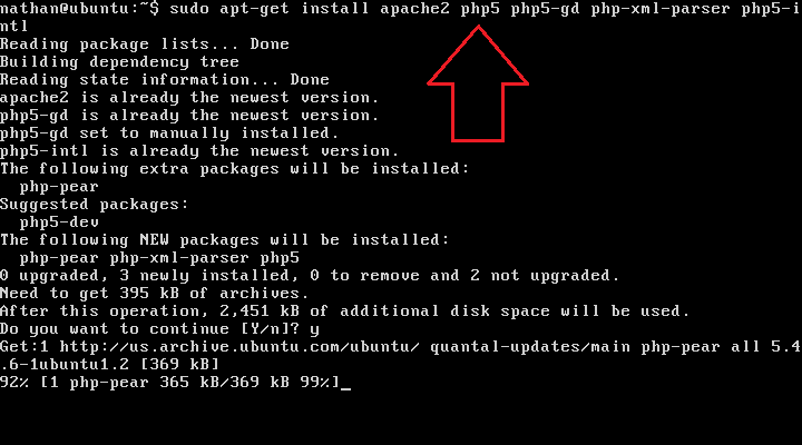 Php pear. OWNCLOUD установка в Ubuntu Server. Пакеты 5pp. Ги php.