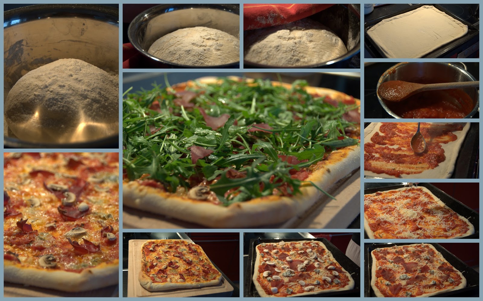 eine prise herzblut: Lieblingspizza mit Rucola und Bresaola &amp; ultra ...