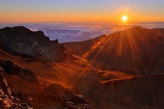 Земля. Её биополе и чакры Beautiful-sunset-Mount-Haleakala-Hawaii