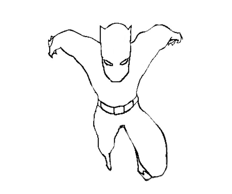 coloring pages black panther - photo #27