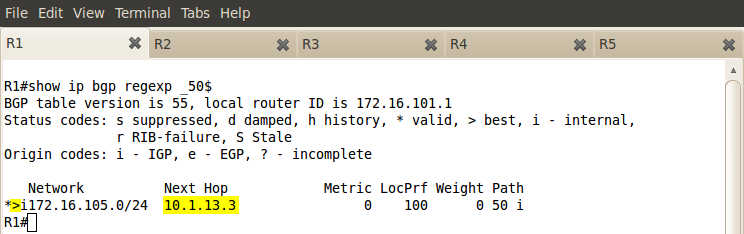 Hacking Cisco Lab 130 BGP Next Hop Using Route map