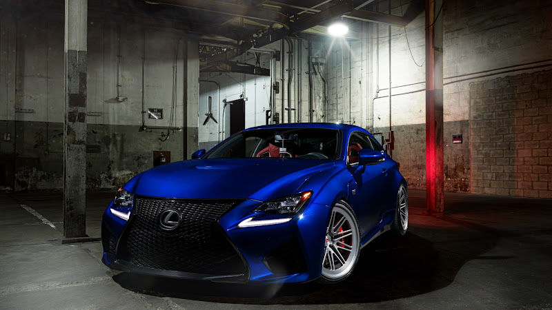 Vossen Blue Lexus RC F 2