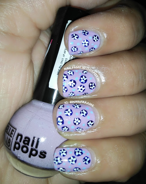 ELLE 18 MAUVY NISHIKA SWATCH REVIEW NAILART