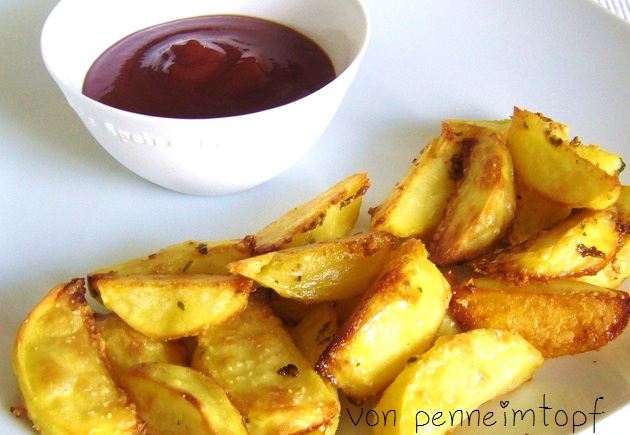 Penne im Topf: Potato Wedges – Kartoffelecken