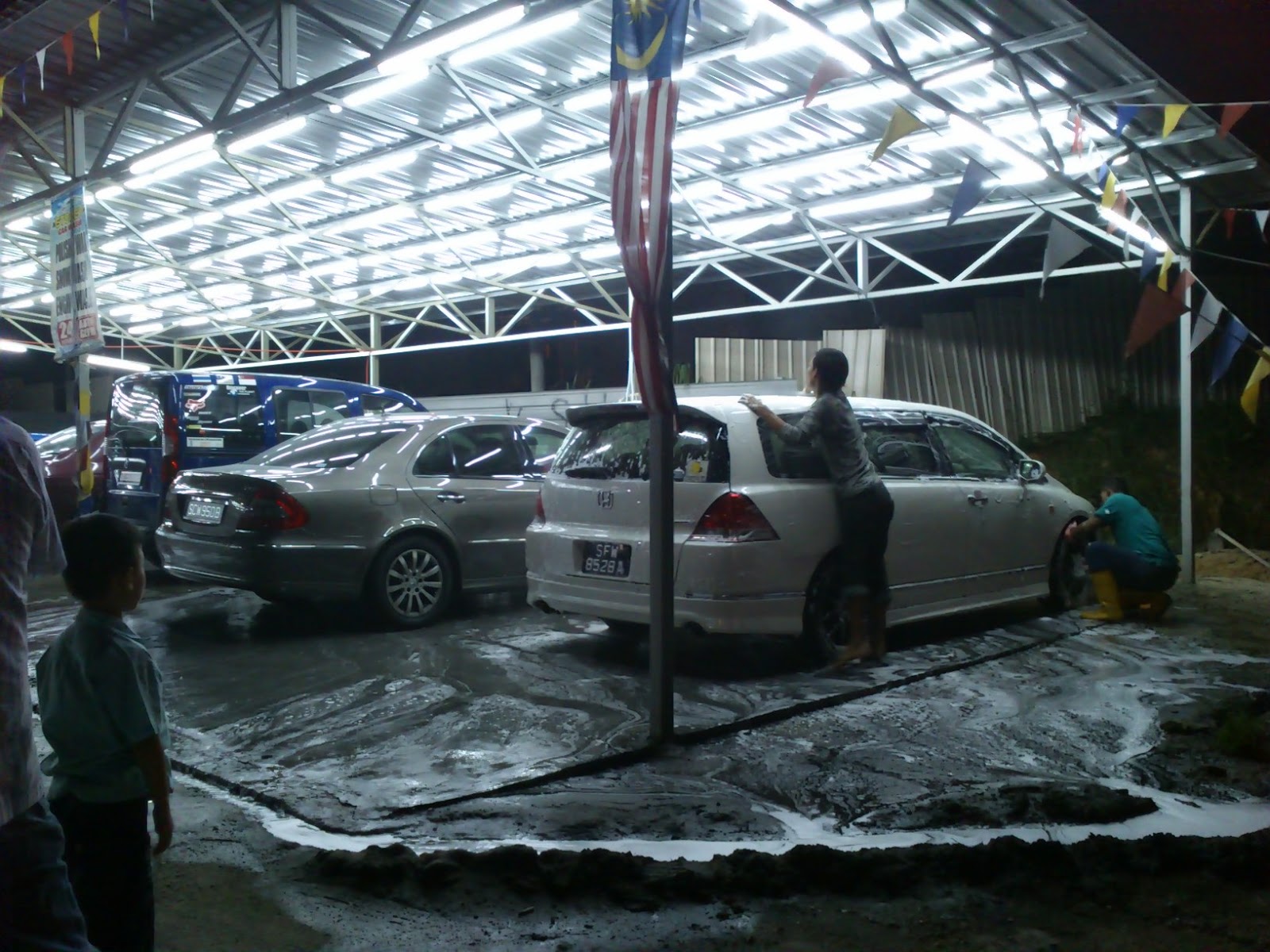 Kind of things We See... 24 hours Car Wash in Johor Bahru
