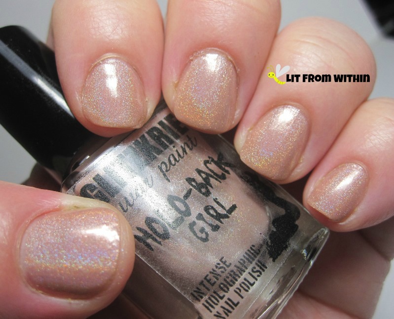  Glitzkrieg War Paint Public Nudity, a lovely nude with a subtle linear holo.