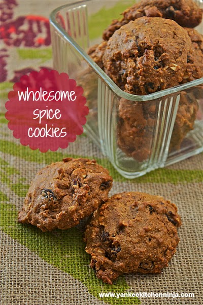 guilt free wholesome spice cookies