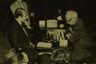 Partida Romero Ríos (A. A. Aragonesa) – Pomar (Real Madrid), Campeonato de España por Equipos Zaragoza-1962 Partida de ajedrez Romero Ríos vs. Pomar en 1962