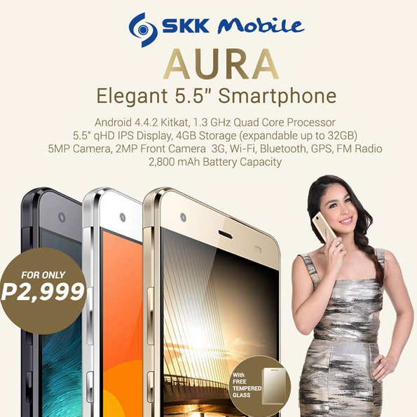 Best Smartphones Under 3K, SKK Aura